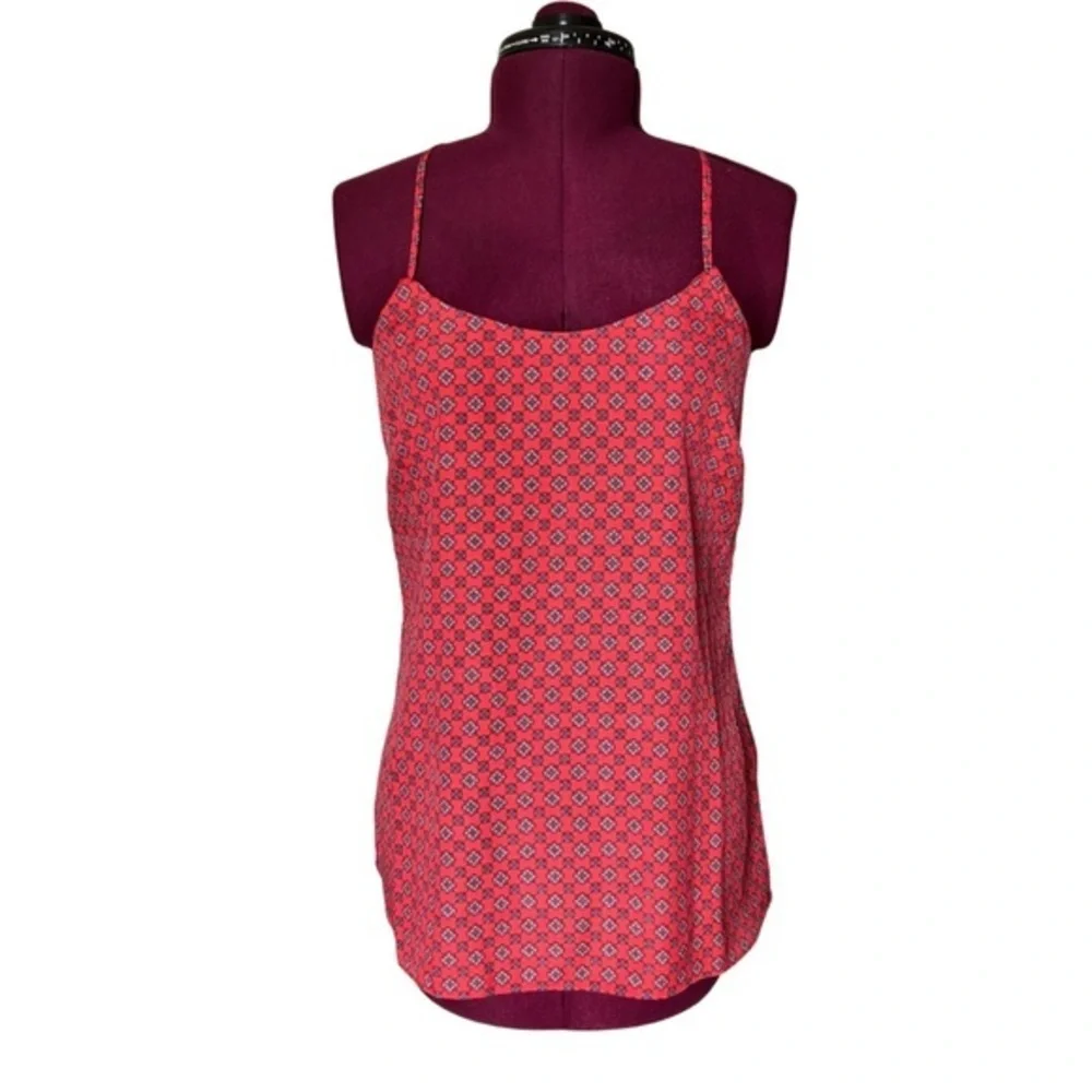 NWT J.Crew Printed Red Cami Tank Top | Size 2